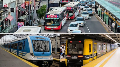 Cae el uso del transporte público en el AMBA: los colectivos registran bajas de hasta 31%