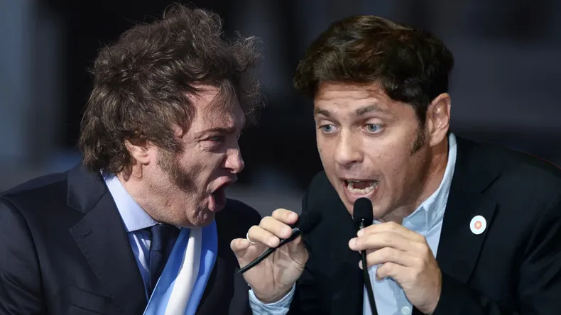 Una encuesta reveló que Kicillof se impondría a Milei en 20 de 24 municipios del conurbano